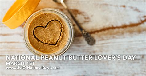 national peanut butter lovers day 2024